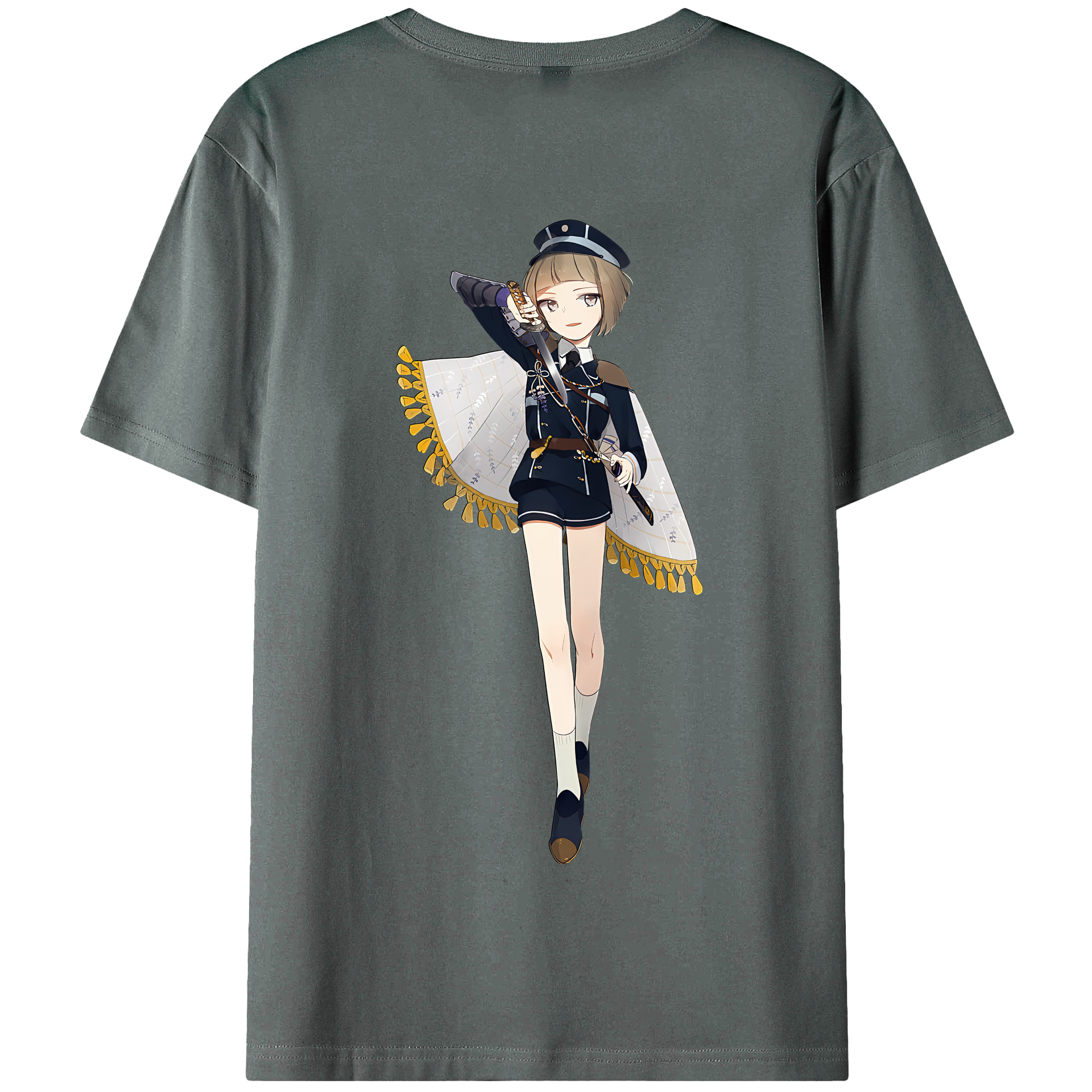 （画像用） 刀剣乱舞 Touken Ranbu 綿100％半袖Tシャツ（背面プリント）